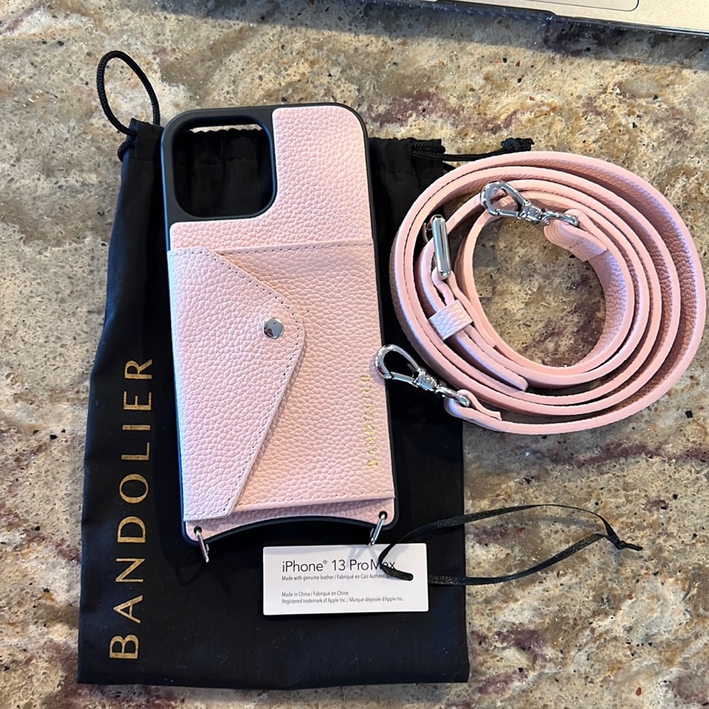 Bandolier Hailey side slot - Primrose Pink/ Silver - 13 Max Pro
